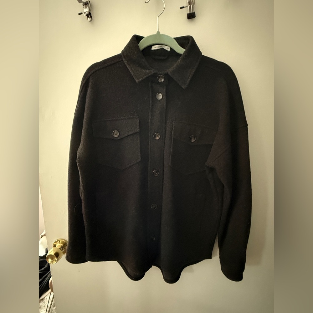 Staccato Dark Gray Shirt Jacket
